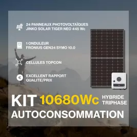 découvrez notre kit solaire hybride, la solution idéale pour allier énergies renouvelables et économies d'énergie. parfait pour les particuliers et professionnels, ce système optimise votre consommation tout en minimisant votre empreinte carbone. simplifiez votre transition énergétique avec notre technologie innovante et performante.