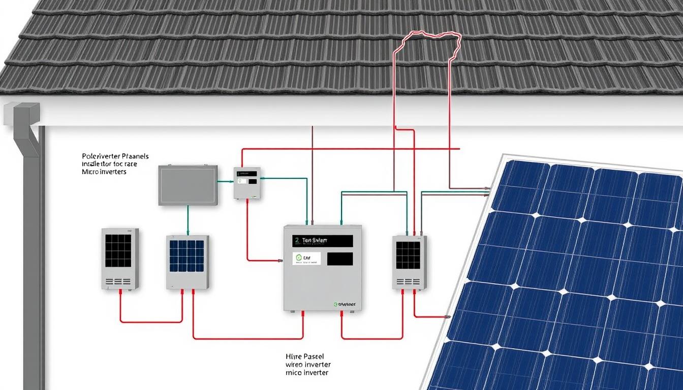 découvrez notre schéma de câblage photovoltaïque clair et détaillé, conçu pour vous aider à comprendre les connexions essentielles de votre installation solaire. optimisez votre projet d'énergie renouvelable avec nos conseils pratiques et nos illustrations explicatives.