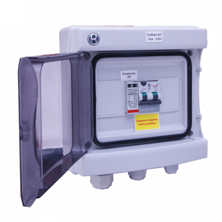 découvrez notre coffret ac pv, une solution complète et performante pour votre installation photovoltaïque. idéal pour optimiser l'efficacité de votre système électrique tout en garantissant sécurité et fiabilité. commandez dès maintenant et transformez l'énergie solaire en économies durables.