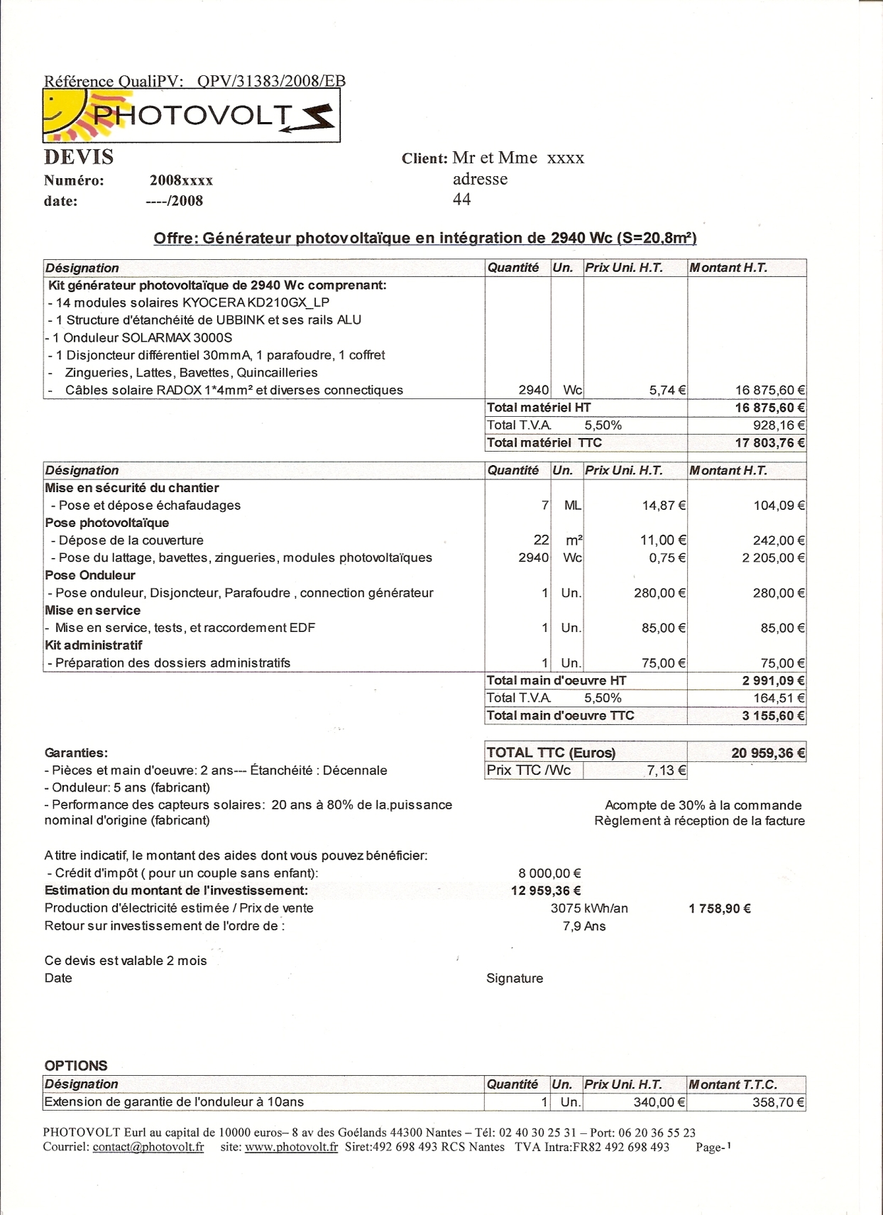 obtenez votre devis personnalisé pour l'installation de panneaux photovoltaïques. profitez d'une énergie renouvelable et réduisez vos factures d'électricité grâce à notre service d'évaluation gratuit et rapide.