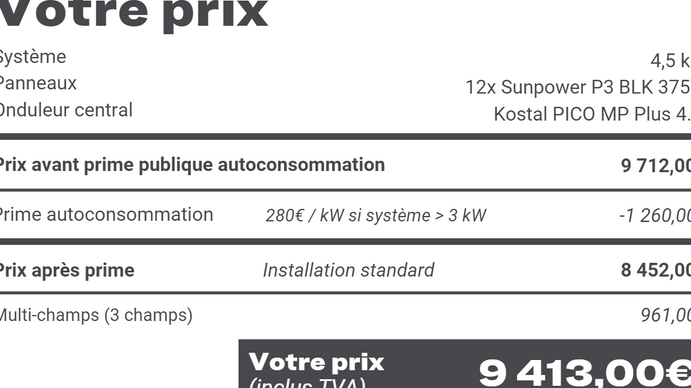 obtenez votre devis photovoltaïque personnalisé en quelques étapes simples. profitez d'une énergie propre et réduisez vos factures d'électricité grâce à nos solutions adaptées à vos besoins.