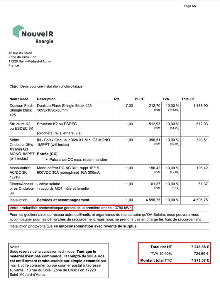 obtenez votre devis photovoltaïque personnalisé et découvrez combien vous pouvez économiser sur votre facture d'énergie. comparez les offres et faites un choix éclairé pour une énergie durable et économique.