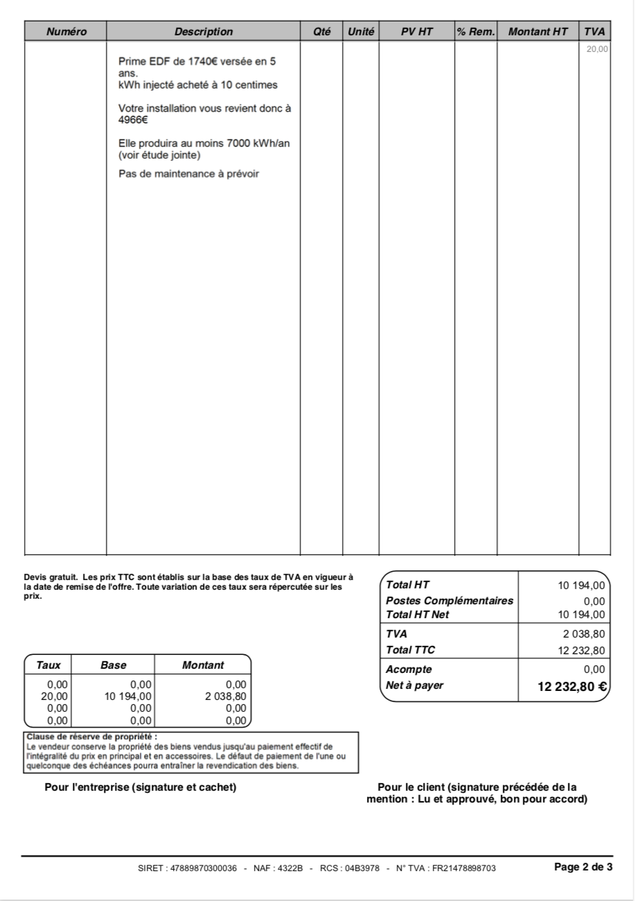 obtenez un devis personnalisé pour une installation de panneaux photovoltaïques de 6 kwc. profitez d'une énergie propre et d'économies sur votre facture d'électricité grâce à notre expertise en solutions solaires.