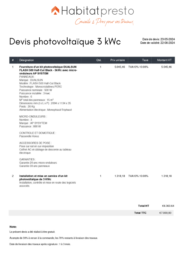 obtenez des devis personnalisés pour l'installation de panneaux photovoltaïques. comparez les offres des professionnels et économisez sur vos factures d'énergie tout en contribuant à la transition énergétique.