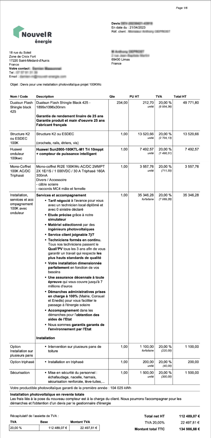 obtenez votre devis photovoltaïque personnalisé et découvrez comment passer à l'énergie solaire de manière avantageuse. comparez les prix, les options et commencez à réaliser des économies sur votre facture d'électricité tout en contribuant à la protection de l'environnement.