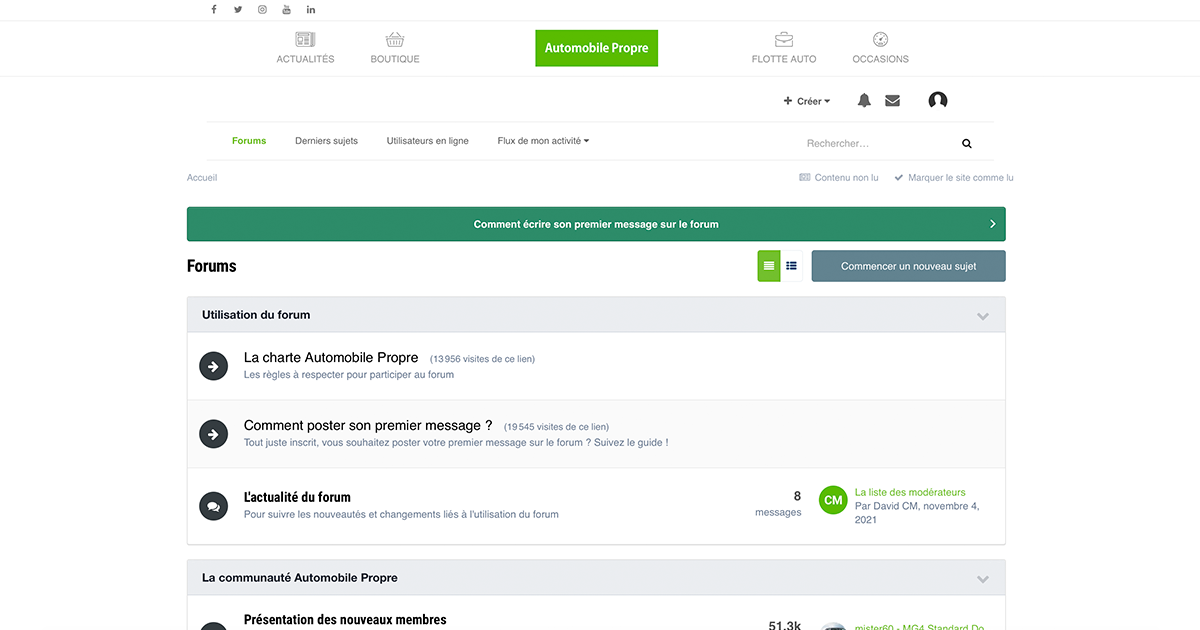 rejoignez notre forum auto pour échanger des conseils, des avis et des astuces entre passionnés de voitures. discutez des dernières nouveautés, partagez vos expériences et trouvez des réponses à vos questions sur l'univers automobile.