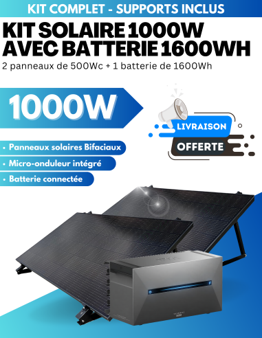 découvrez notre kit panneau solaire 1000w, idéal pour transformer l'énergie solaire en électricité et réduire vos factures d'énergie. facile à installer et performant, ce kit est parfait pour les particuliers souhaitant adopter une solution écologique et économique.
