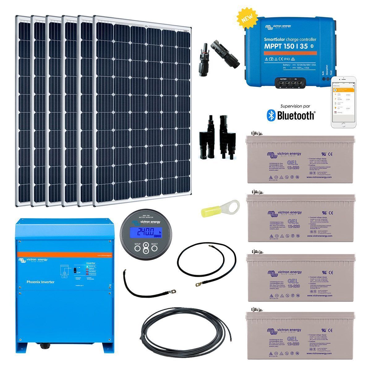 découvrez notre kit panneaux photovoltaïques complet et optimisé pour transformer l'énergie solaire en électricité. idéal pour réduire vos factures d'énergie et contribuer à un avenir durable.