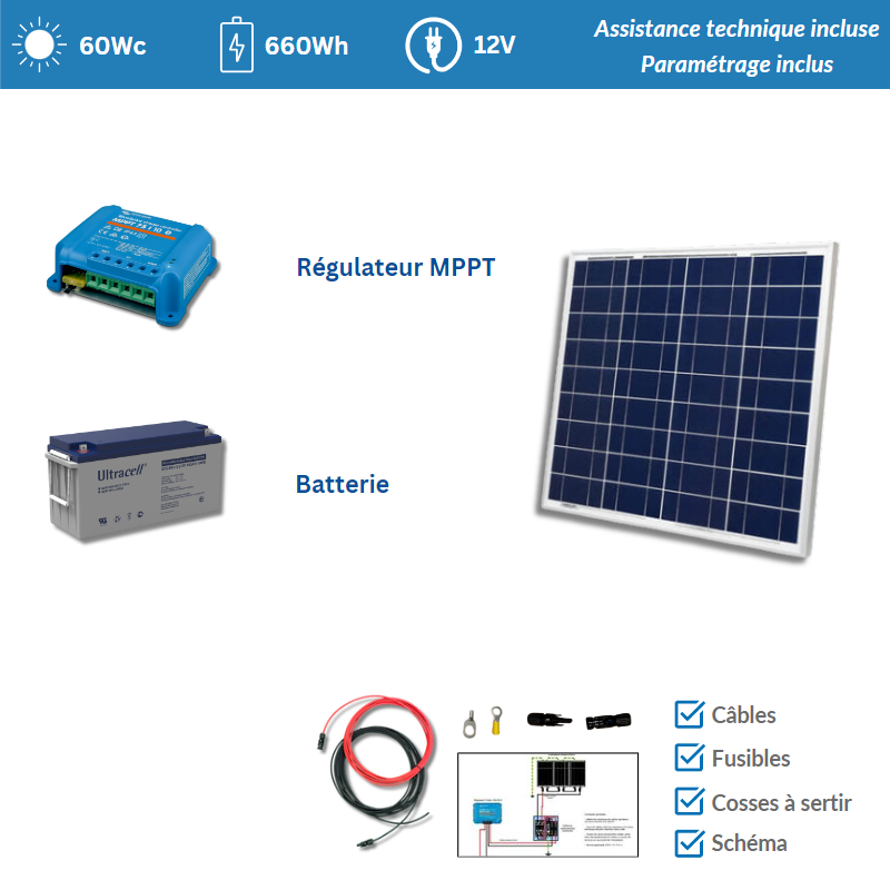 découvrez notre kit solaire complet, idéal pour produire votre propre électricité de manière écologique. profitez d'une solution énergétique durable et économique pour alimenter votre maison ou vos équipements en toute autonomie. facile à installer et compatible avec divers usages, ce kit solaire vous permet de réduire vos factures et de contribuer à la protection de l'environnement.