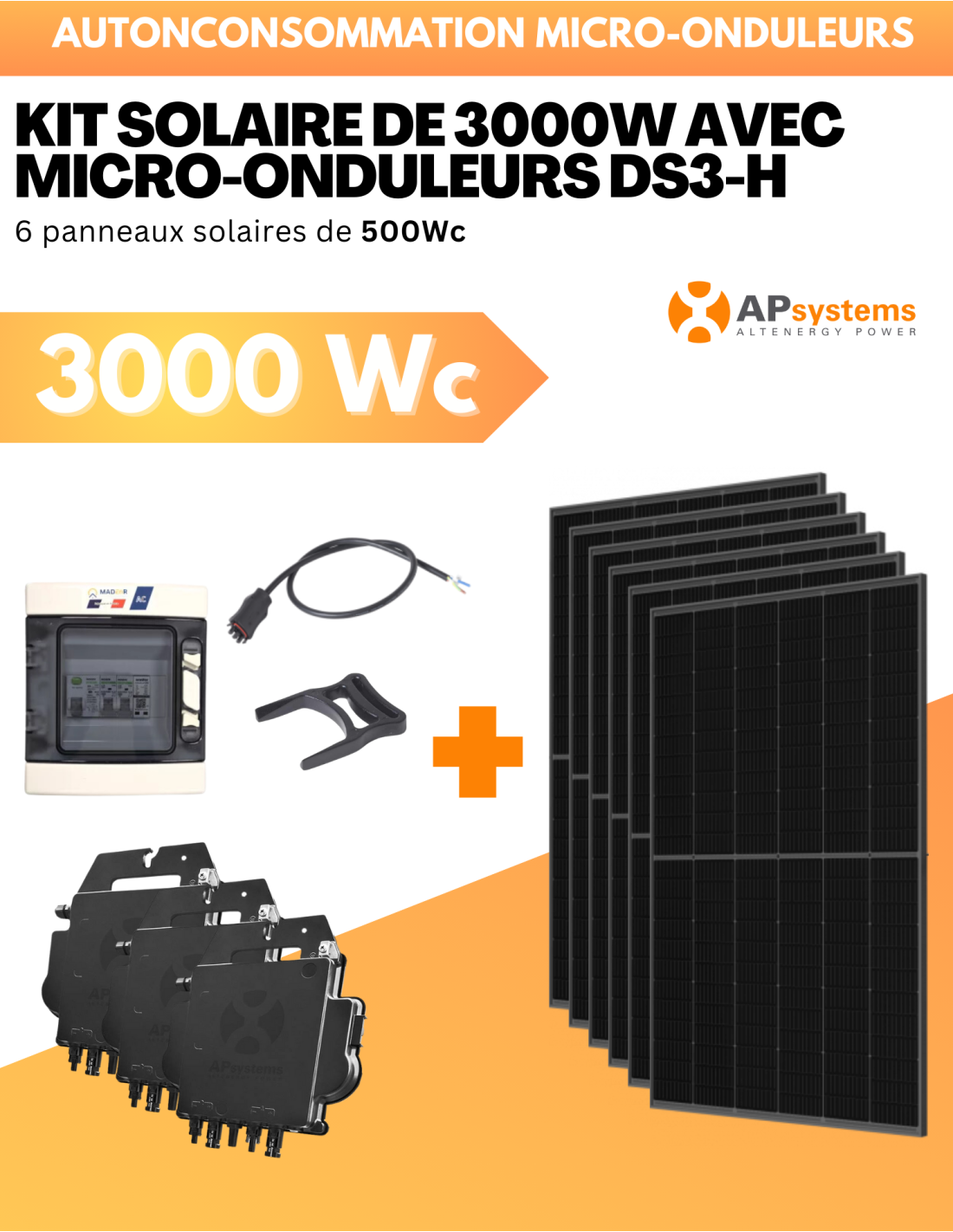 découvrez notre kit solaire d'autoconsommation, conçu pour vous permettre de produire votre propre énergie renouvelable. économisez sur vos factures d'électricité tout en réduisant votre empreinte carbone grâce à des panneaux solaires de haute qualité et un système facile à installer.