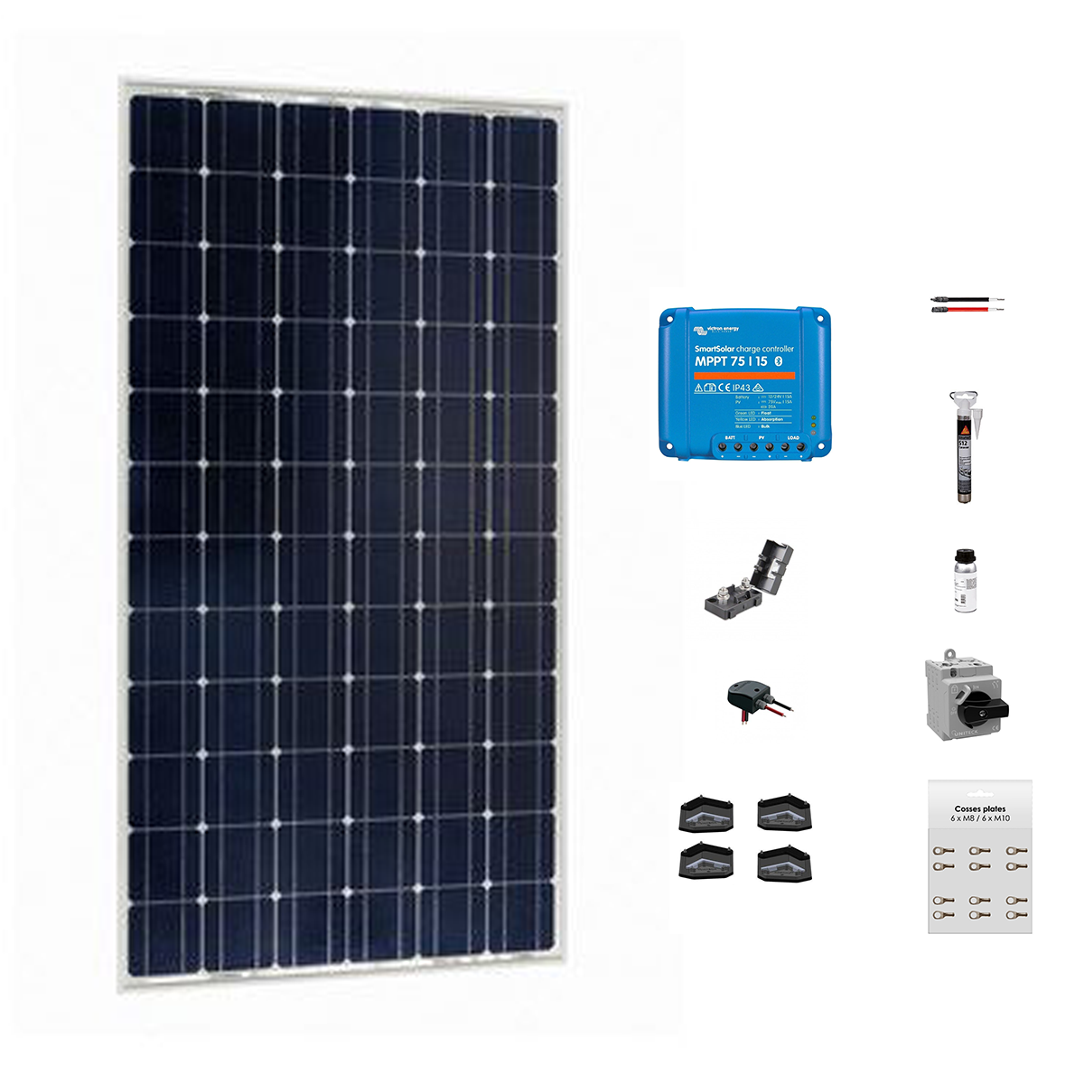découvrez notre kit solaire victron, une solution complète pour alimenter vos appareils en énergie renouvelable. idéal pour les camping-cars, les maisons autonomes et les applications maritimes, ce kit offre performance, fiabilité et facilité d'installation. optez pour l'énergie verte avec victron!