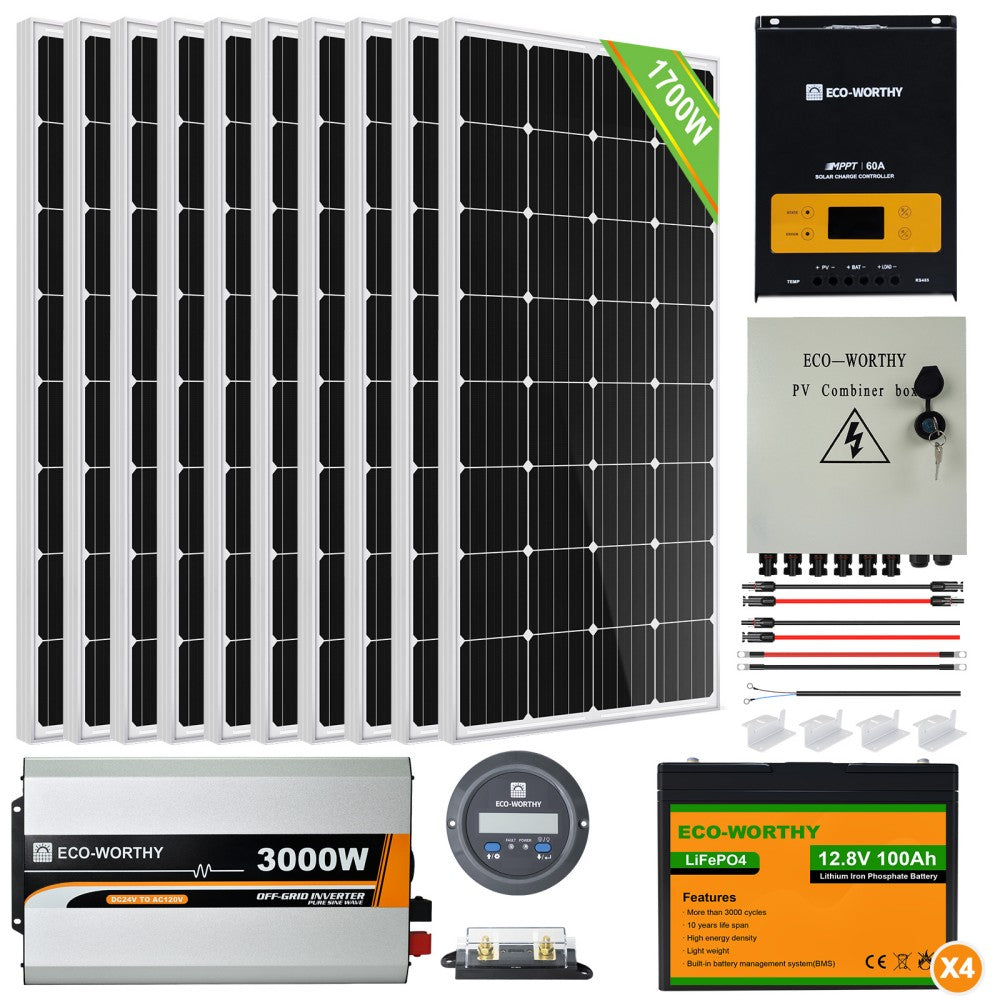 découvrez notre kit solaire complet pour transformer l'énergie solaire en électricité pour votre maison. écologique et économique, il vous permettra de réduire vos factures d'énergie tout en participant à la protection de l'environnement. facile à installer, ce kit s'adapte à vos besoins spécifiques.