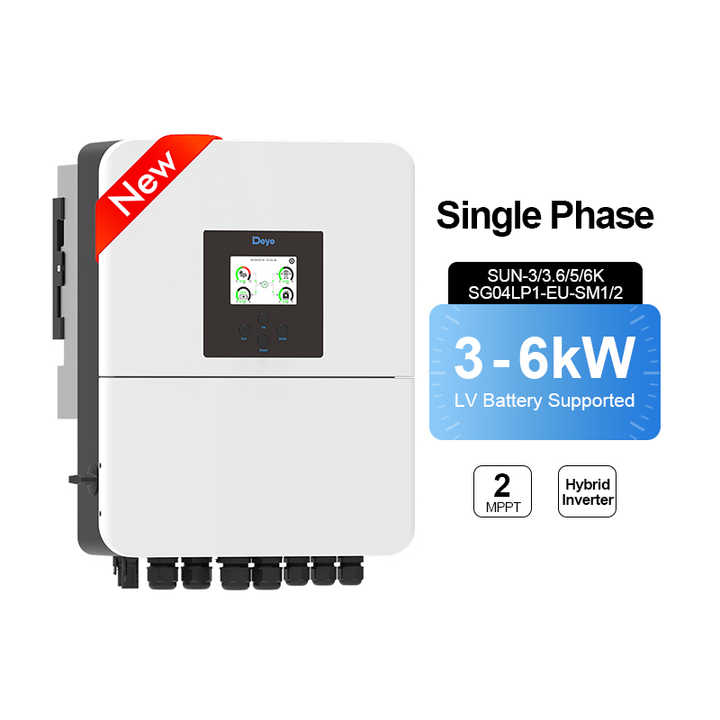 découvrez notre onduleur hybride 5kw 48v, idéal pour optimiser votre système énergétique. profitez d'une gestion intelligente de l'énergie entre le solaire et le réseau électrique, tout en garantissant une alimentation continue et fiable pour vos appareils. parfait pour les applications résidentielles ou commerciales, cet onduleur vous aide à réduire vos coûts d'électricité et à être plus autonome.