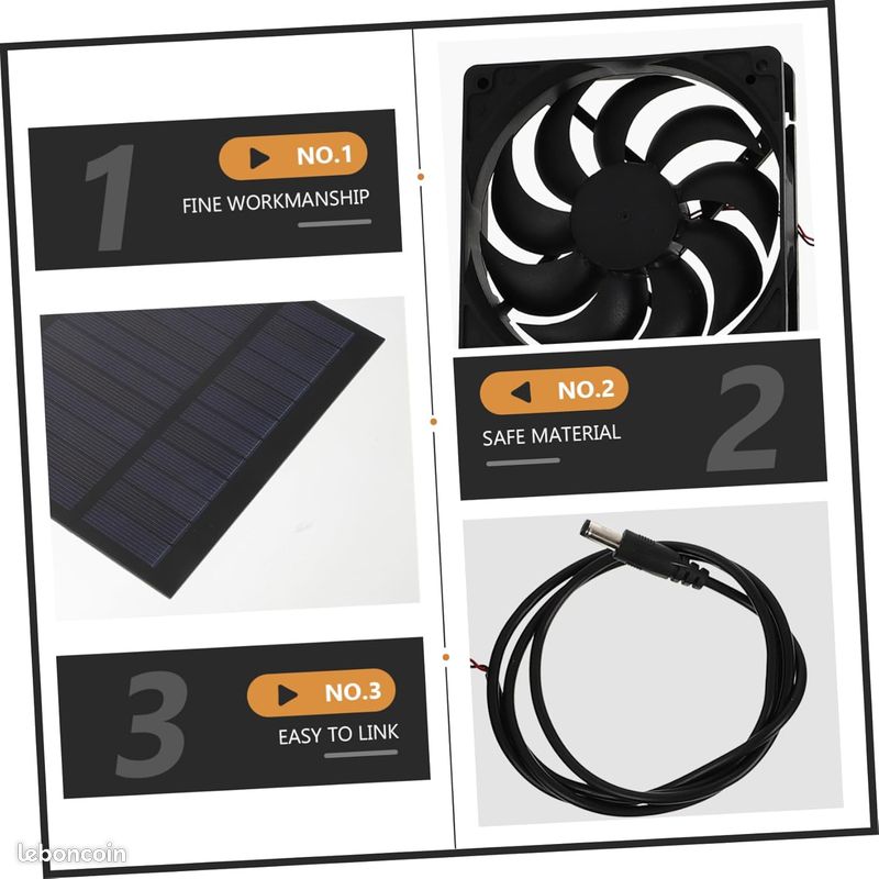 découvrez notre panneau solaire ventilateur, une solution écologique et efficace pour rafraîchir votre espace. profitez d'une ventilation optimale tout en réduisant votre consommation d'énergie grâce à notre technologie innovante. idéal pour les maisons, jardins ou camping, ce ventilateur alimenté par l'énergie solaire allie performance et durabilité.