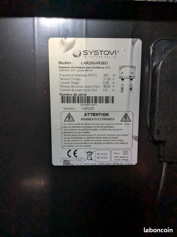 découvrez le panneau systovi 250w, une solution innovante et performante pour la production d'énergie solaire. idéal pour les particuliers et professionnels souhaitant optimiser leur consommation énergétique tout en respectant l'environnement.