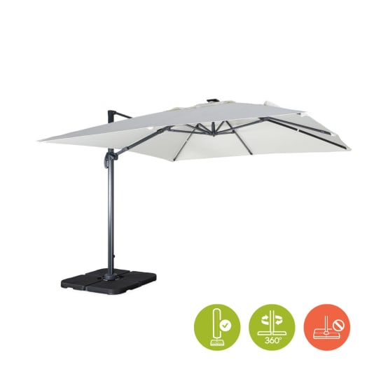 découvrez notre parasol solaire, alliant design et fonctionnalité. profitez d'une ombre agréable tout en rechargeant vos appareils grâce à sa technologie solaire intégrée. idéal pour votre jardin ou votre terrasse !