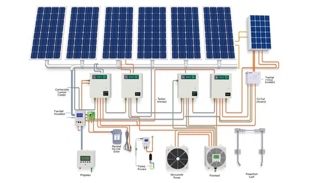 découvrez nos schémas électriques photovoltaïques, des outils essentiels pour comprendre et concevoir des systèmes solaires efficaces. apprenez à optimiser votre installation et à maximiser votre production d'énergie grâce à des illustrations claires et détaillées.