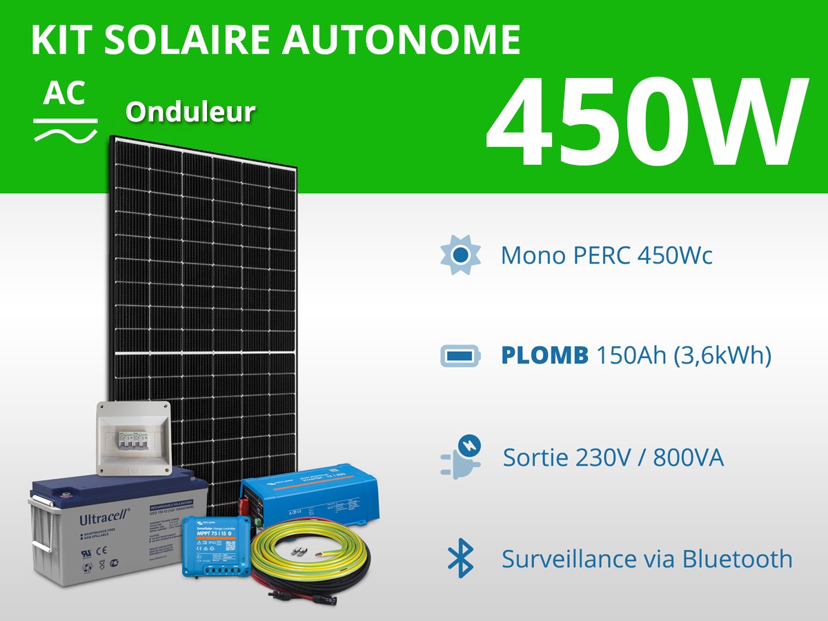 découvrez notre kit solaire autonome, la solution idéale pour produire votre propre électricité de manière durable et écologique. parfait pour les voyages, le camping ou en tant que source d'énergie d'appoint, ce kit vous permet de profiter d'une énergie renouvelable où que vous soyez. simplifiez votre vie tout en réduisant votre empreinte carbone !