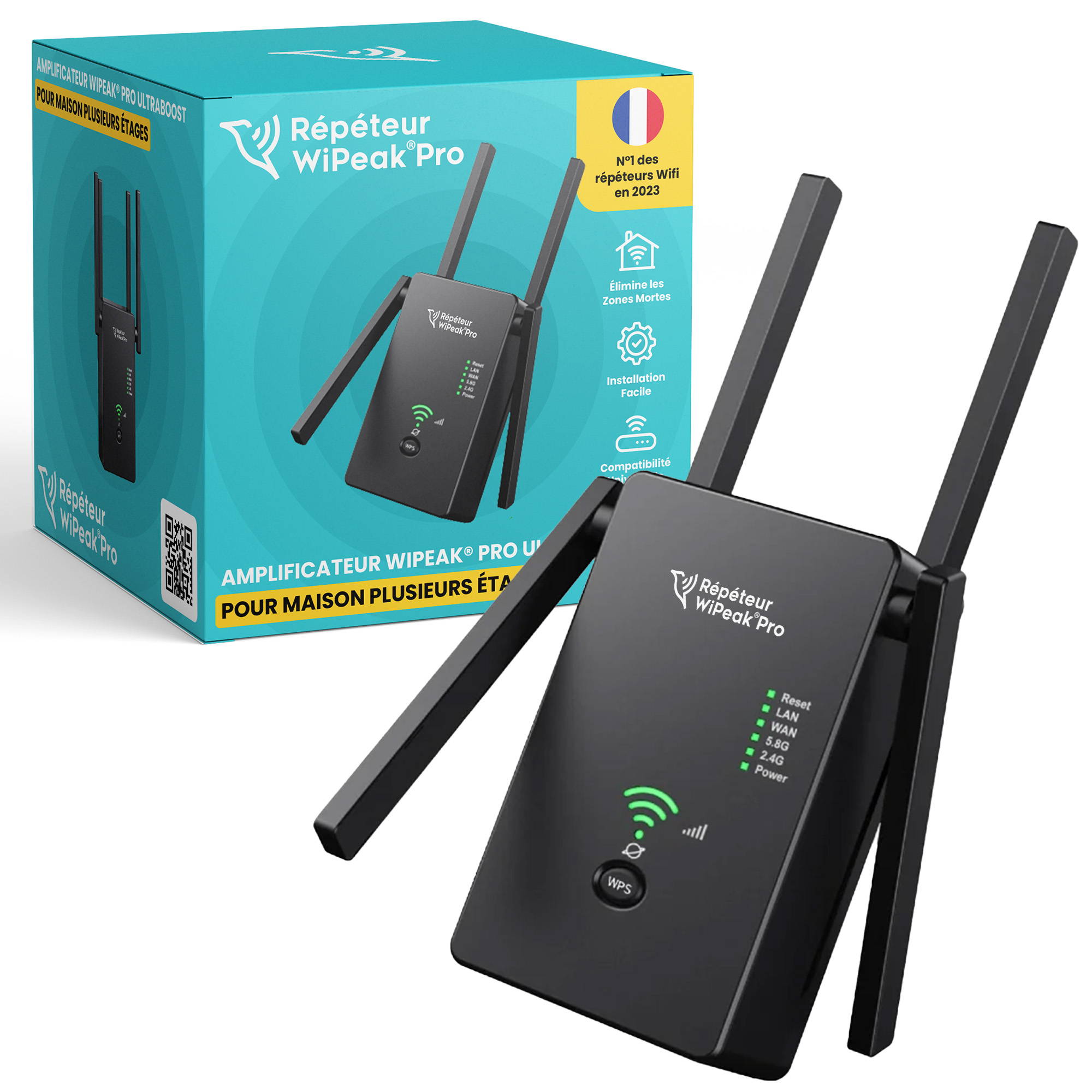 découvrez notre amplificateur wi-fi extérieur, conçu pour étendre la portée de votre connexion internet dans votre jardin ou sur votre terrasse. profitez d'une connexion stable et rapide, même en extérieur, pour toutes vos activités numériques.