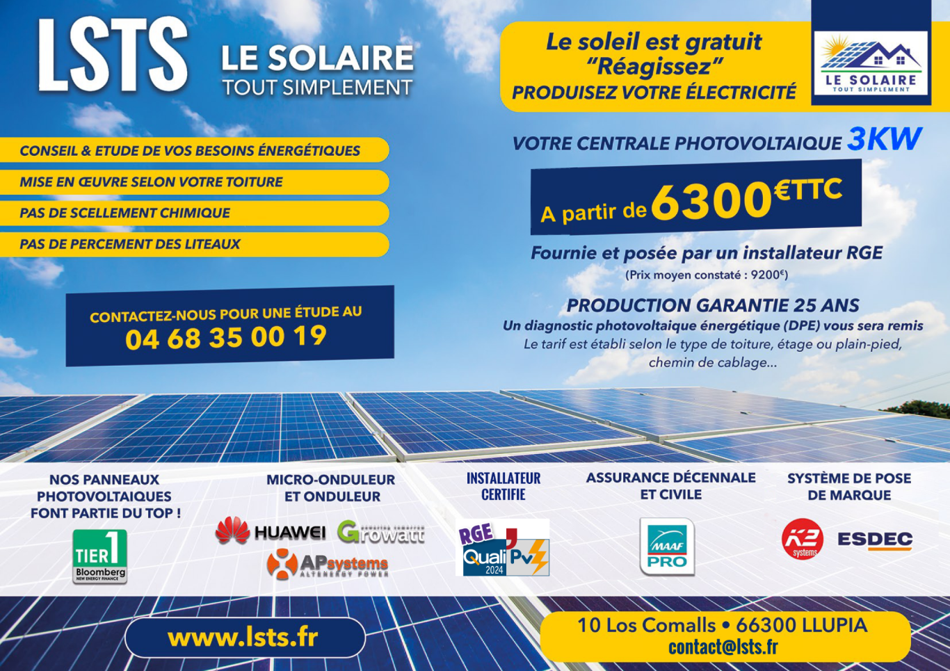 découvrez les prix des assurances pour panneaux photovoltaïques et protégez vos investissements solaires. comparez les offres pour trouver la couverture adaptée à vos besoins et optimisez la rentabilité de votre installation.