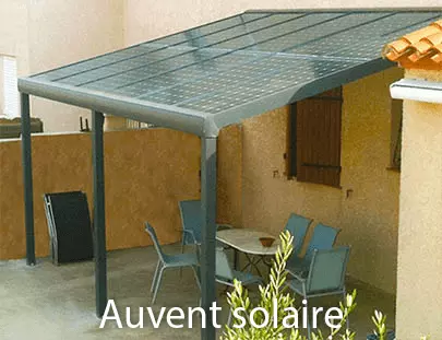 découvrez notre large choix d'auvents solaires, parfaits pour profiter de vos espaces extérieurs tout en vous protégeant du soleil. alliant esthétique et fonctionnalité, ces structures innovantes vous offrent confort et ombre. idéal pour les terrasses, balcons ou jardins, améliorez votre expérience en plein air grâce à nos auvents solaires de qualité.
