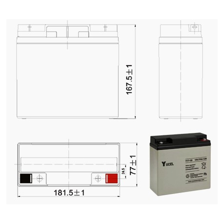 découvrez notre batterie 12v 17ah, idéale pour alimenter vos appareils électriques en toute confiance. performance optimale, longue durée de vie et compatibilité avec de nombreux dispositifs, cette batterie est le choix parfait pour vos besoins d'énergie.