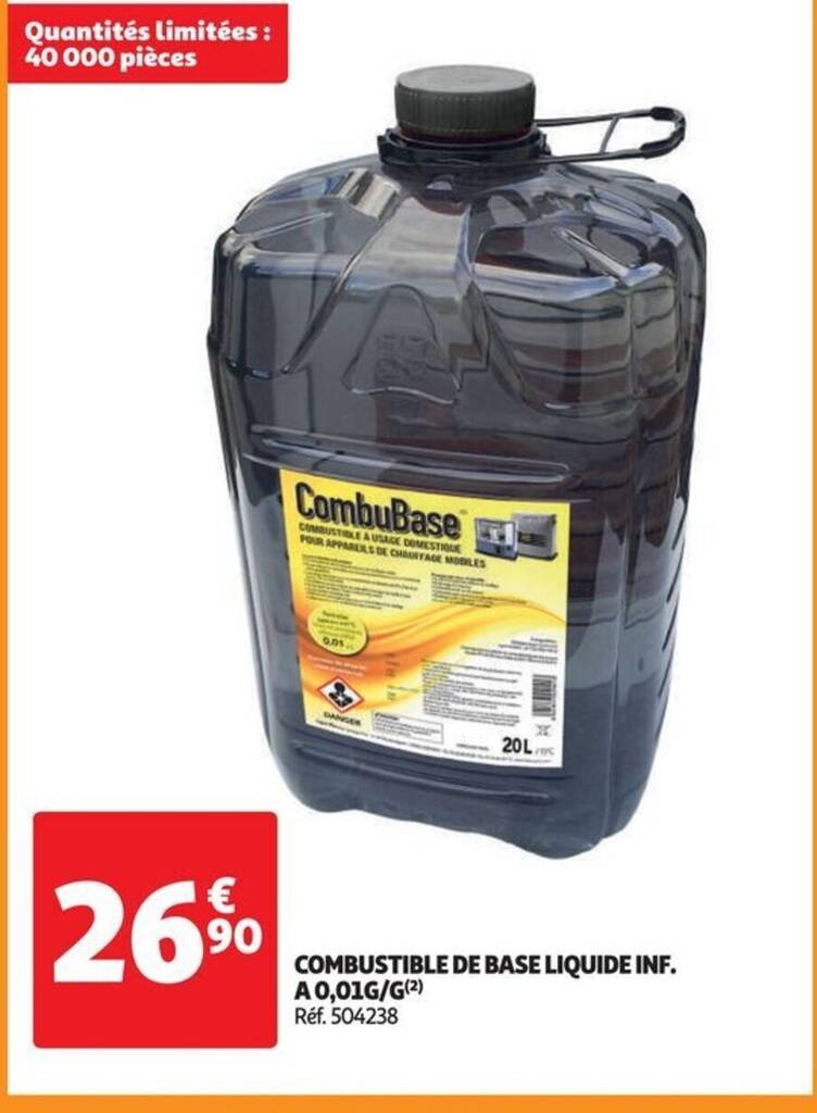 découvrez notre bidon de pétrole de 20 litres disponible chez auchan, idéal pour tous vos besoins en énergie. profitez d'un produit de qualité pour alimenter vos équipements tout en bénéficiant d'un excellent rapport qualité-prix.