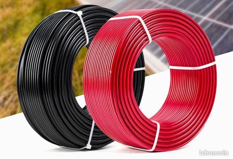 découvrez notre câble photovoltaïque 6mm², conçu pour une performance optimale des installations solaires. robuste et durable, il assure une transmission efficace de l'énergie tout en résistant aux intempéries. idéal pour les professionnels et les passionnés d'énergie renouvelable.