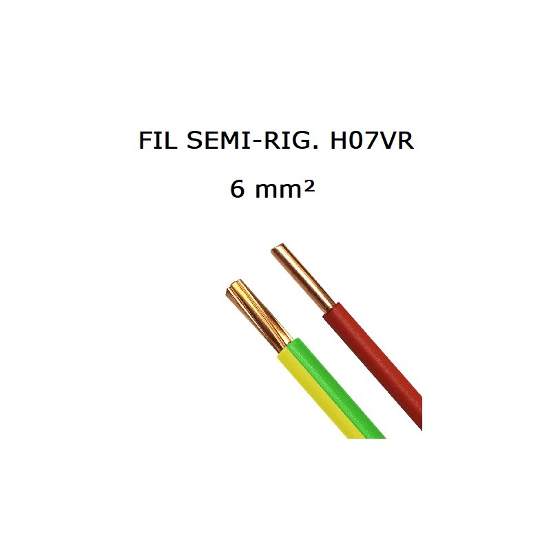 découvrez notre câble terre 6mm², idéal pour assurer une mise à la terre sécurisée de vos installations électriques. conçu pour résister aux conditions les plus exigeantes, ce câble garantit une conductivité optimale et une protection efficace. parfait pour les professionnels et les particuliers, il est indispensable pour toute installation électrique fiable.
