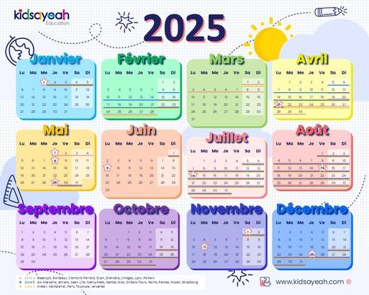 découvrez notre calendrier interactif, une ressource essentielle pour planifier vos événements, vacances et activités tout au long de l'année. restez organisé et informé des dates importantes avec notre outil facile à utiliser.