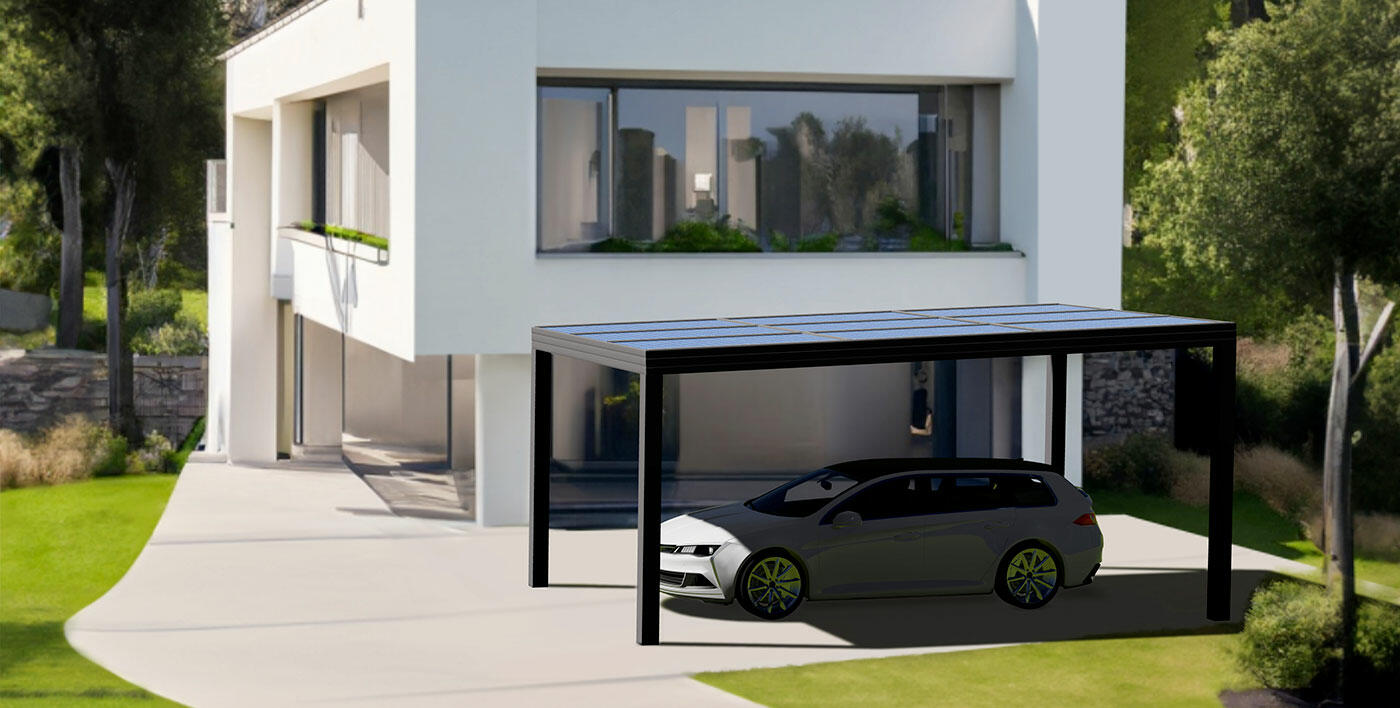 découvrez notre carport double photovoltaïque, une solution idéale pour protéger vos véhicules tout en produisant votre propre énergie solaire. alliez écologie et praticité avec cet abri moderne et esthétique, conçu pour maximiser le rendement énergétique.