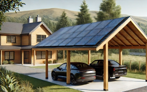 découvrez notre carport double photovoltaïque, une solution innovante et écologique pour protéger vos véhicules tout en générant de l'énergie solaire. avec son design moderne et sa capacité à accueillir deux voitures, ce carport optimise l'espace et offre une autonomie énergétique à votre domicile.