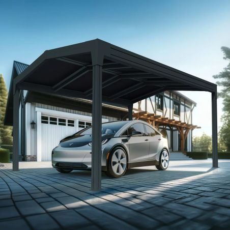 découvrez notre carport solaire conçu pour accueillir deux voitures, alliant esthétique, protection et énergie renouvelable. profitez d'un espace de stationnement pratique tout en produisant votre propre électricité grâce à des panneaux solaires intégrés. idéal pour ceux qui souhaitent réduire leur empreinte carbone et réaliser des économies d'énergie.