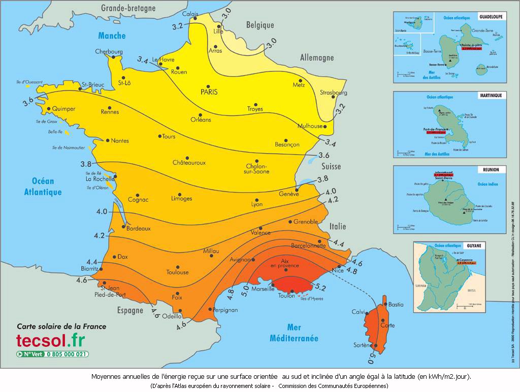 découvrez notre carte photovoltaïque, un outil essentiel pour visualiser le potentiel solaire de votre région. informez-vous sur l'optimisation de l'énergie renouvelable et les opportunités d'installation de panneaux solaires grâce à des données claires et précises.