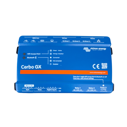 découvrez le cerbo gx, un contrôleur de système photovoltaïque de dernière génération qui vous permet de surveiller et de gérer vos installations solaires de manière efficace. optimisez votre production d'énergie et gardez un œil sur vos performances grâce à une interface intuitive et des fonctionnalités avancées.