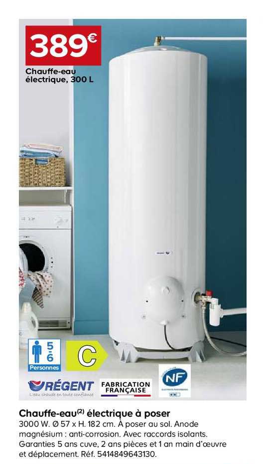 découvrez notre sélection de chauffe-eaux de 300 litres, idéaux pour répondre à tous vos besoins en eau chaude. performants, économes en énergie et faciles à installer, nos modèles garantissent un confort optimal pour votre maison. optez pour l'efficacité et la fiabilité avec nos chauffe-eaux de grande capacité.