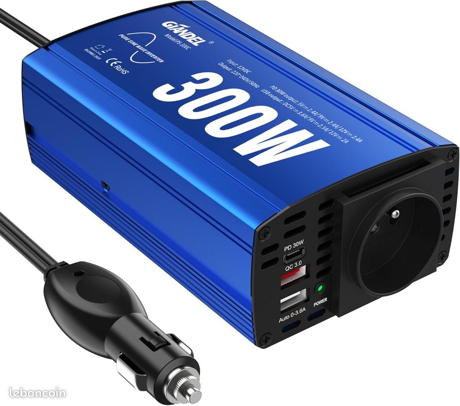 découvrez notre convertisseur 12v à 220v, idéal pour transformer votre courant continu en courant alternatif. pratique et efficace, il vous permet d'alimenter vos appareils électroménagers lors de vos déplacements ou dans des espaces sans électricité. performance et sécurité au rendez-vous!