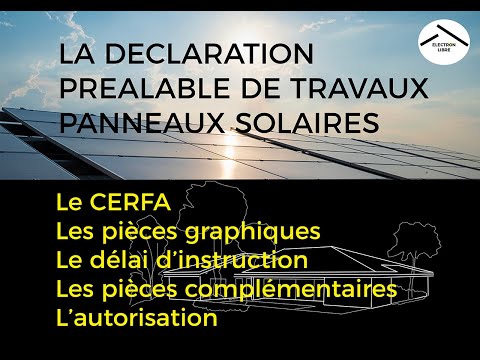 optimisez votre installation solaire avec notre guide complet sur la déclaration des panneaux photovoltaïques. découvrez les étapes essentielles, les obligations légales et les avantages fiscaux pour maximiser les bénéfices de votre projet solaire.