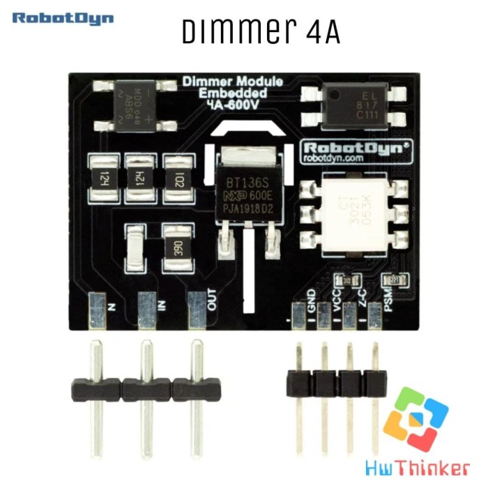 découvrez le dimmer robotdyn, un contrôleur de luminosité innovant qui vous permet d'ajuster facilement l'intensité de vos éclairages. idéal pour créer une ambiance sur mesure dans votre intérieur, ce dispositif est compatible avec divers types d'éclairages et assure une efficacité optimale. profitez d'une gestion intelligente de votre éclairage dès aujourd'hui !