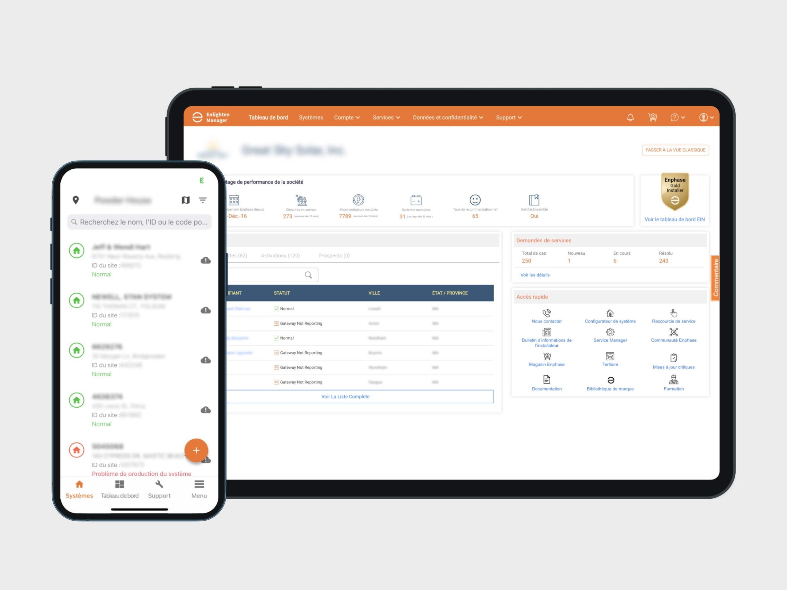 accédez facilement à votre espace client enphase : gérez vos installations solaires, suivez votre consommation d'énergie et optimisez votre production grâce à notre interface intuitive et sécurisée.