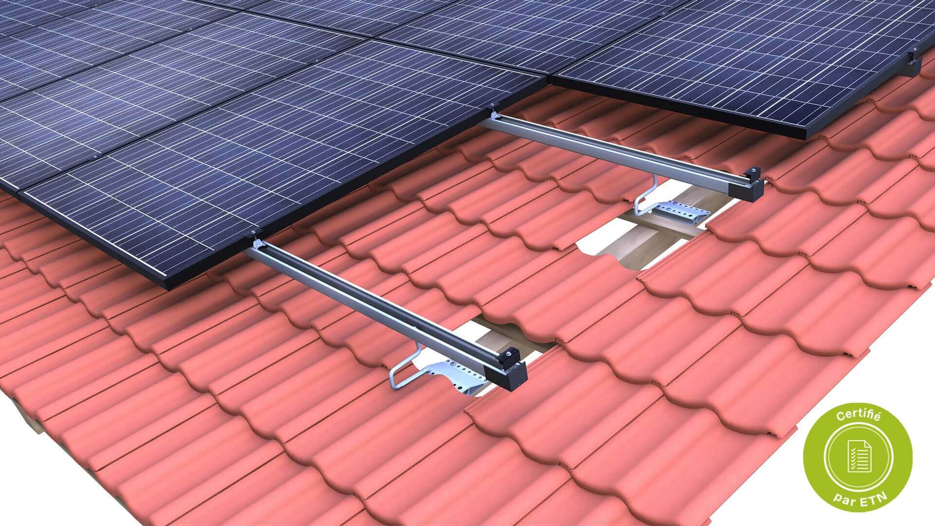 découvrez notre solution de fixation solaire pour tuiles, conçue pour optimiser l'installation de vos panneaux photovoltaïques tout en respectant l'esthétique de votre toiture. assurez-vous une performance maximale et une durabilité exceptionnelle grâce à notre produit innovant.