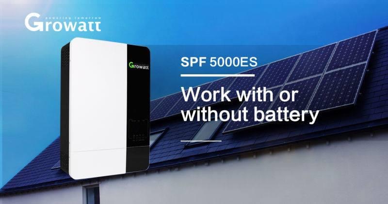 découvrez le growatt spf 5000 es, un onduleur solaire innovant alliant performance et efficacité énergétique. idéal pour optimiser votre installation photovoltaïque, il assure une gestion intelligente de l'énergie tout en garantissant une utilisation facile et intuitive.