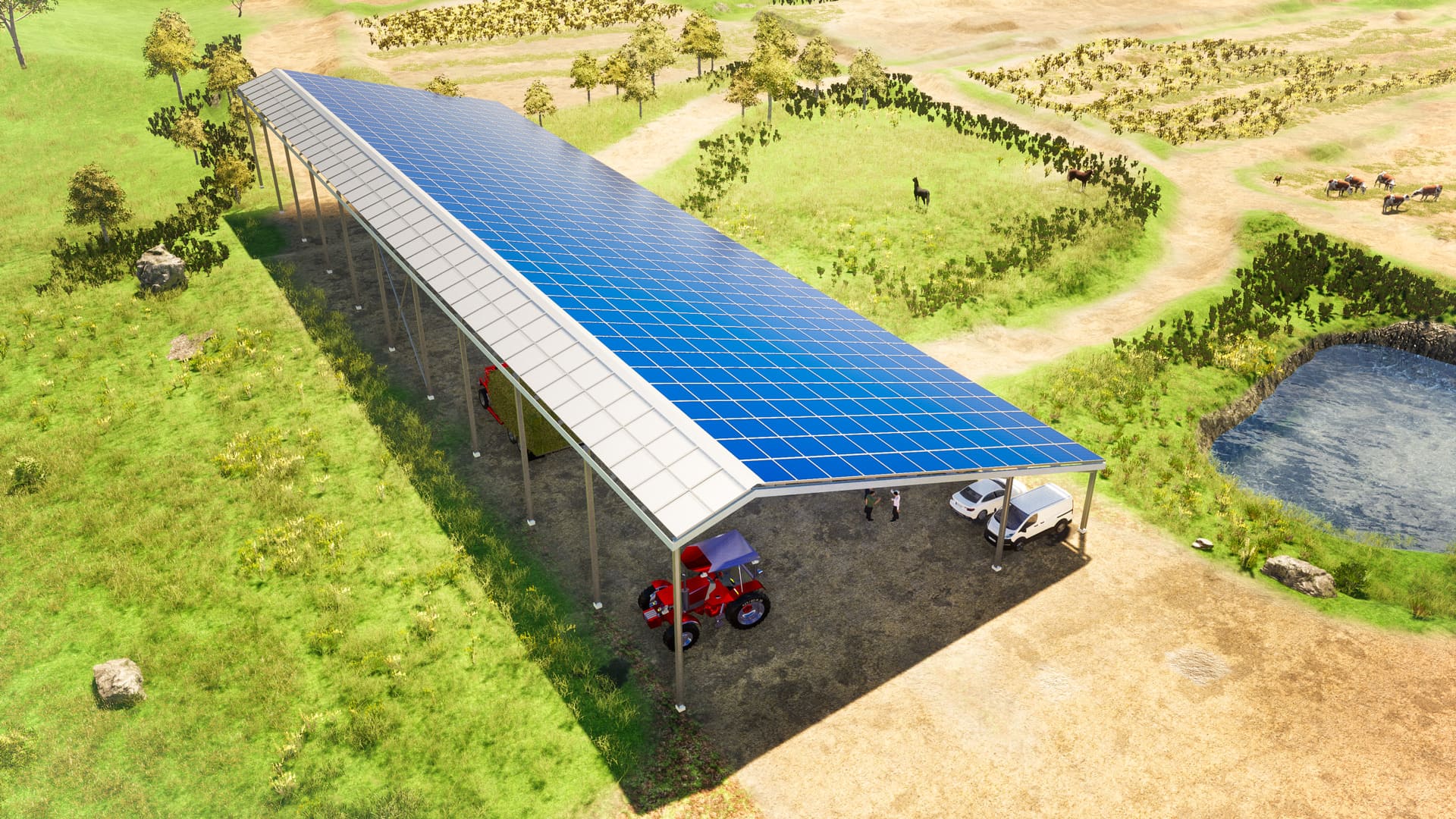 découvrez les avantages des hangars photovoltaïques, une solution d'énergie renouvelable innovante qui combine espace de stockage et production d'électricité solaire. idéaux pour les entreprises soucieuses de l'environnement, ces structures maximisent l'utilisation de l'espace tout en réduisant les coûts énergétiques.