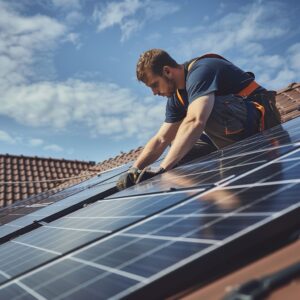 découvrez notre service d'installation rge de panneaux photovoltaïques, garantissant des solutions éco-responsables et des économies d'énergie. faites confiance à un installateur certifié pour optimiser votre production d'électricité solaire.