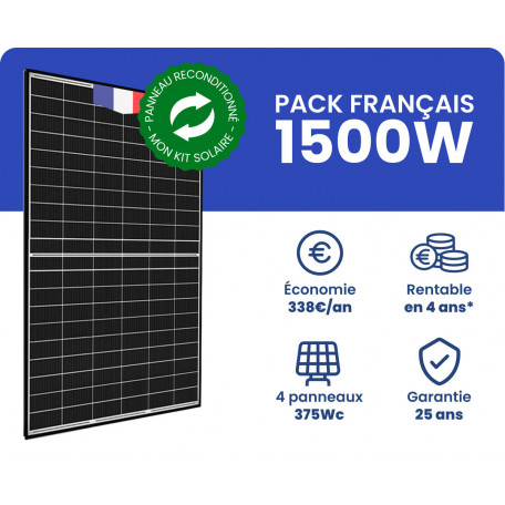 découvrez notre kit solaire 1500w, la solution idéale pour produire votre propre énergie renouvelable. parfait pour les maisons ou les projets de camping, ce kit vous garantit une autonomie énergétique tout en réduisant votre empreinte carbone.