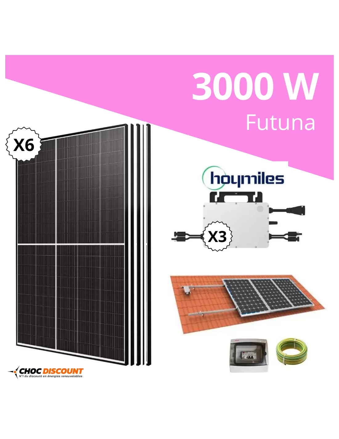 découvrez notre kit solaire 3000w, la solution idéale pour développer votre production d'énergie propre. profitez d'une installation facile, d'une efficacité optimale et de tous les accessoires nécessaires pour une autonomie énergétique responsable.