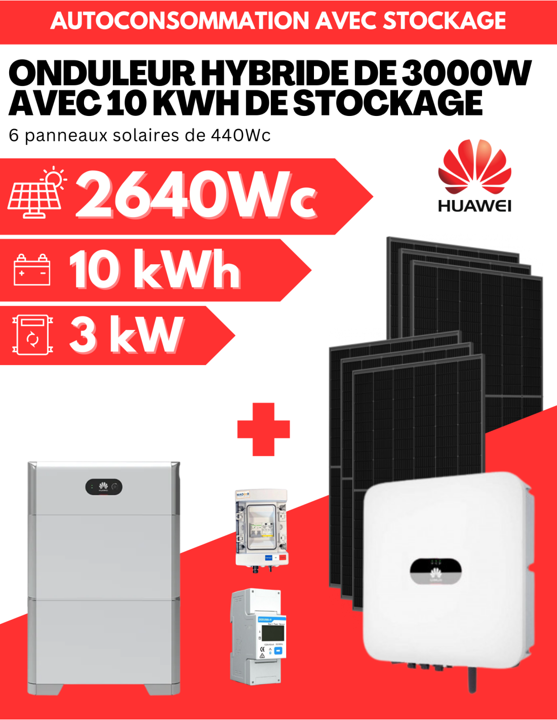 découvrez notre kit solaire 3kw, idéal pour répondre à vos besoins énergétiques tout en réduisant votre facture d'électricité. facile à installer et performant, ce kit vous permet de produire votre propre énergie renouvelable. économisez et prenez soin de la planète avec notre solution photovoltaïque adaptée à tous les foyers.