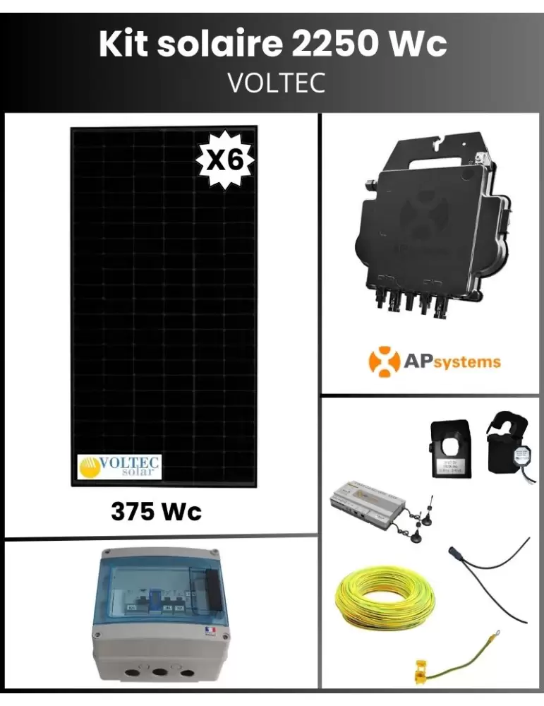 découvrez notre kit solaire, une solution complète et écologique pour produire votre propre énergie. idéal pour réduire vos factures d'électricité et contribuer à la préservation de l'environnement. facile à installer et adapté à tous les besoins, ce kit vous permettra de profiter des bienfaits du solaire tout en faisant des économies.