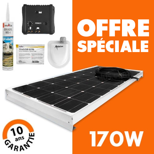 découvrez notre kit solaire spécialement conçu pour les camping-cars ! profitez d'une autonomie énergétique lors de vos voyages tout en respectant l'environnement. facile à installer et performant, il vous permettra de recharger vos appareils et de vivre des aventures inoubliables en pleine nature.