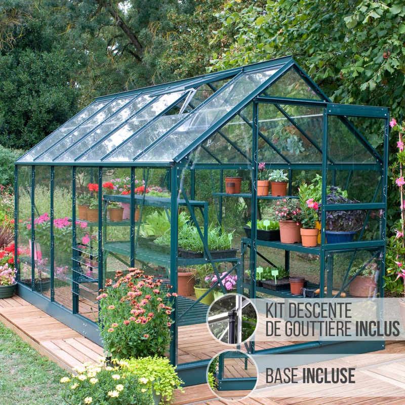 découvrez notre serre de jardin 35, idéale pour protéger vos plantes des intempéries tout en favorisant leur croissance. optimisez votre espace extérieur et cultivez vos légumes et fleurs en toute saison grâce à notre structure durable et esthétique.